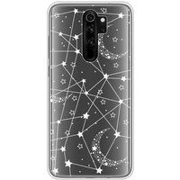 Xiaomi Redmi Note 8 Pro Lignes etoilees bedrukt siliconen hoesje
