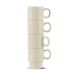 Sagaform Tasse à espresso Coffee & More, lot de 4 Beige