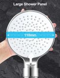 Merkloos Hogedrukdouchekop, waterbesparende douchekop, milieuvriendelijke douchekop,