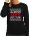 Bellatio Decorations foute Kersttrui - 404 error fun Kerst - sweater - zwart - dames XL