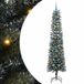 vidaXL Kunstkerstboom met 300 LED Groen 210 cm PVC en Plastic en Staal