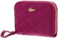 LACOSTE Leren portemonnee Zip Coin Wallet Rubine paars