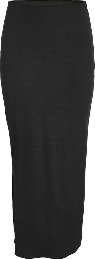 NOISY MAY NMMAYA High Waist Ankle Length Skirt - Black - Size S