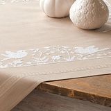 Vervaco Tafelkleed kit Witte vogels