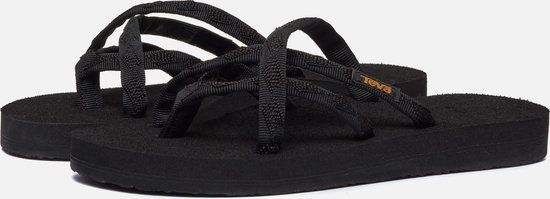 Teva Olowahu Dames Teenslippers - Zwart - Maat 37