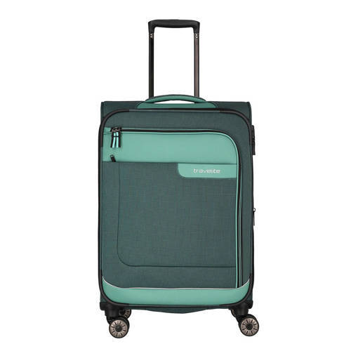 travelite trolley Viia 67 cm. Expandable donkergroen