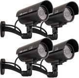 Maclean Camera dummy IR9000 B IR LED - set van 4 stuks - Zwart