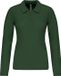 Kariban Polo femme en piqué manches longues K257 - Forest Green - XS