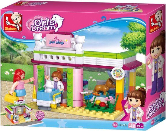 Sluban Girls Dream - Dierenwinkel Bouwset