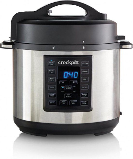Crock-Pot Express Pot Plus - 5.6L - Multi Cooker - Zwart