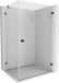 Mexen Lunar-B cabine de douche à charnière droite 100 x 90 cm, transparent, noir