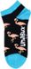 Unabux Chaussettes pour baskets imprimé animal 5-pack Unisexe Coton/Polyamide/Élasthanne Taille 42-46