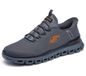Skechers Heren Glide-Step Noxus Hands Free Slip-in Sneaker, Charcoal/Orange, 9,5