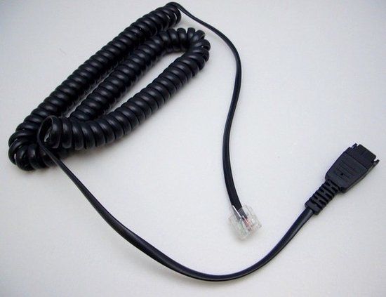 Jabra 8800-01-94 - Telefoon kabel - Zwart
