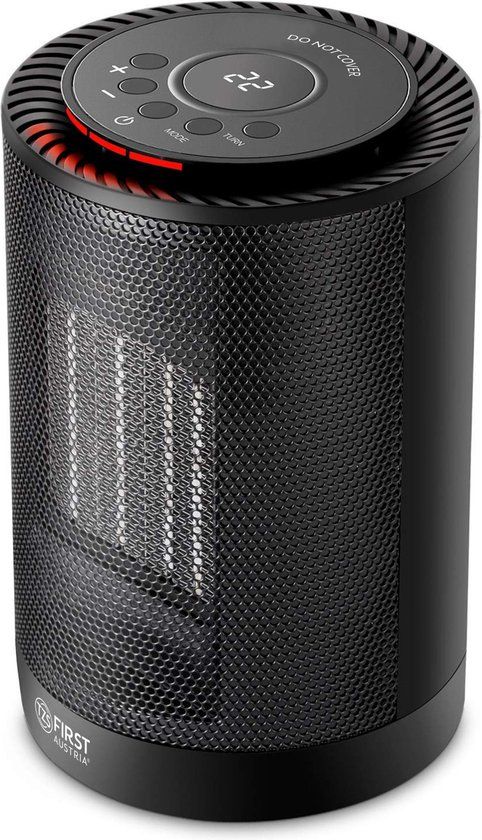 TZS First Austria FA 5565-2 - Elektrische Ventilator Kachel - 1200W - Zwart