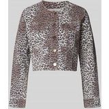 Rich & Royal Veste en jean Boyfriend Caffee Latte Taille : 38