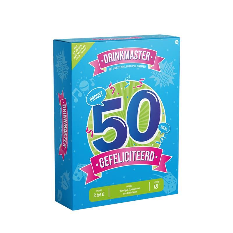 Paper Dreams Drinkmaster - 50 Jaar - 8716764195600