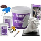 BWAY Calco handen paar - geschenken voor koppels - handafdruk voor familie - ideaal voor het maken van een sculptuur handen met alginaat voor afgietsels - cadeau-ideeën voor een verjaardag