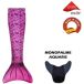 Icare Distribution SAS Queue de sirène avec monopalme aquaris Kuaki Mermaids