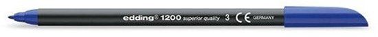 edding 1200 fijnschrijver Blauw 10 stuk(s)