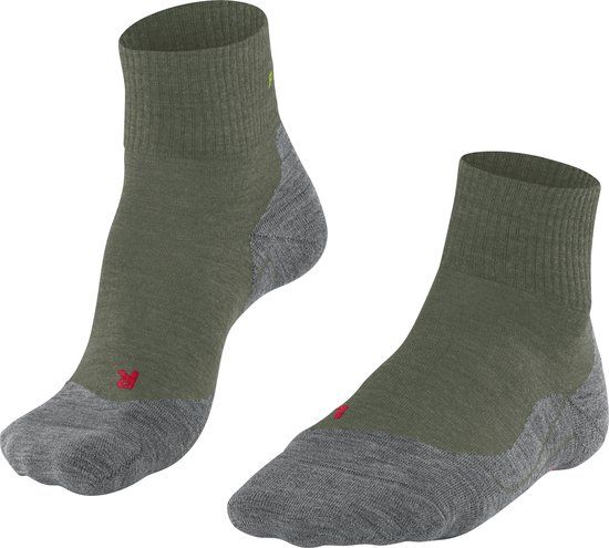 FALKE TK5 Short Wandelsokken heren groen - Maat 39-41