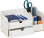 Merkloos Relaxdays bureau organizer