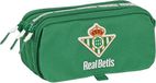 Merkloos Pennenetui met 2 vakken Real Betis Balompié Groen 21,5 x 10 x 8 cm