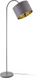 lux.pro Toledo Vloerlamp Toledo staande lamp metaal stof 173 cm E27 grijs