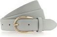 Vanzetti Ceinture en cuir 30mm Leather Belt W105 Light Grey Gris clair