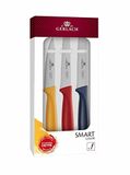 Gerlach Smart Color Knife Set Kitchen Knife Set 3 Stainless Steel Knives Vegetable Knife Steak Knife Kitchen Utensils Kitchen Accessories