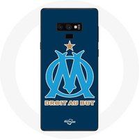 Maniacase Samsung Galaxy Note 9 Hoesje Olympique de Marseille OM blauw logo
