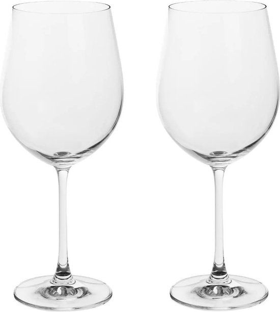 Secret de Gourmet Set van 4 Secret de Gourmet Rode Wijnglazen - 610 ml - Transparant