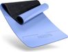 Fitness yogamat PU - Testwinnaar fitnessmat - Gris antidérapant tapis de sport avec qualité durable