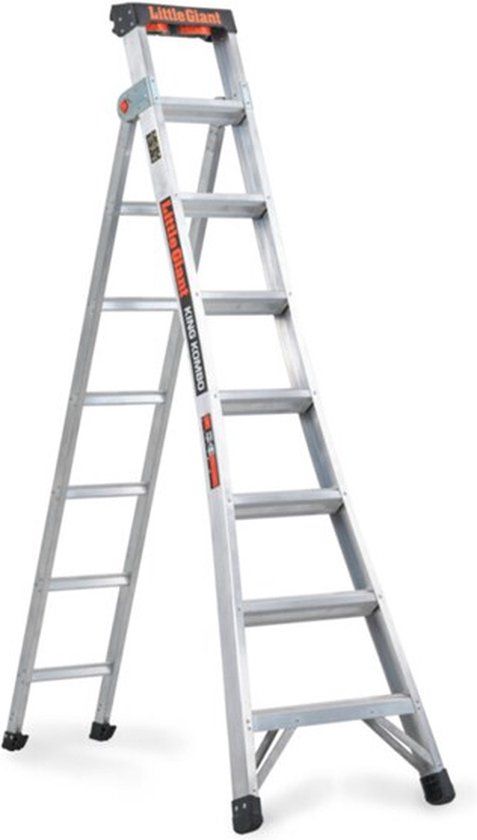 Altrex King Kombo ladder/trap - 8 + 5 treden - Max. werkhoogte 5,30 m