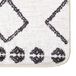 Tapis Lavable 160x230 cm Noir et Blanc
