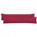 DecoKing Amber Sierkussenhoes Bordeaux 20x145 cm - 100% Katoen