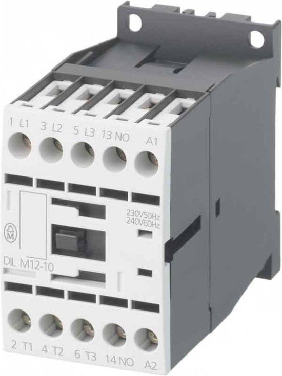 Eaton DILM7-10(230V50HZ,240V60HZ) Relais - Zwart, Wit