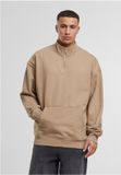 DEF Zipper Crewneck Sweater/trui S Beige