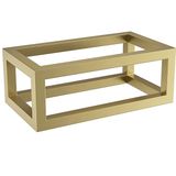 Wiesbaden Nick Frame pour lavabo - 395x150x215mm - Laiton brossé