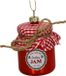 HD Collection Ornement de Noël en verre Pendentif de Noël Pot de confiture 9,5 cm