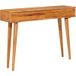 Table console en bois d'acacia, marron, 110 x 30 x 80 cm