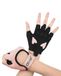 OTraki Sporthandschoenen voor dames, roze, fitnesshandschoenen met gevoerde handpalm van ademende siliconen, voor gewichtheffen, training, bodybuilding, verstelbare sluiting