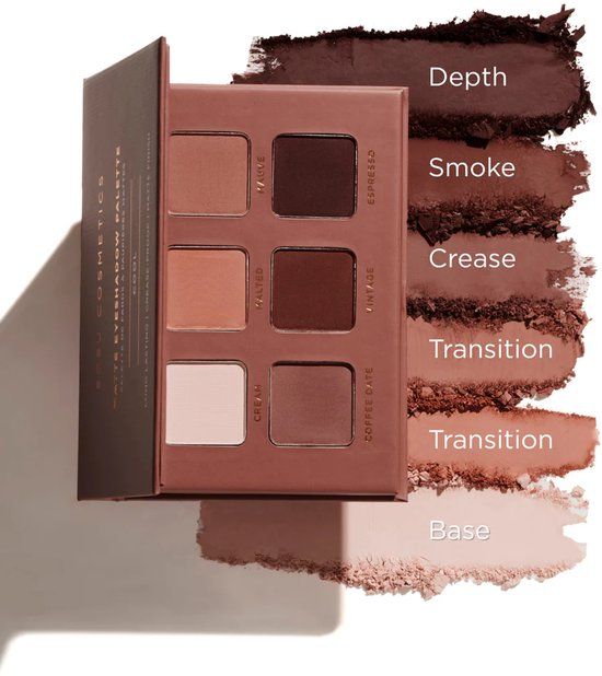 SOSU Cosmetics Sosu Matte Eyeshadow Palette Cool - 6 shades - Vegan