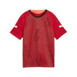 PUMA Functioneel shirt 'Individual Final' oranje / rood / bordeaux / wit