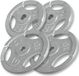 Gorilla Sports Halterschijven Set - 30 kg (2x5 & 2x10 kg) - Gripper - 30 mm