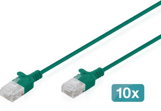 Digitus DK-1618-003S-G-10 netwerkkabel Groen 0,3 m Cat6 U/UTP
