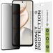 Techsuit Film de protection d'écran Privacy pour Honor 400 Smart 4G / X7d 4G / 400 Smart 5G / X7c, Verre Trempé, Full Glue, 111D