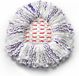 Vileda Turbo 3in1 - Vervanging Wit Rood Blauw - 5 x - Voordeelverpakking