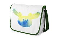Bonamaison Digitally Printed Messenger School Bag with Khaki Strap for Students, Crossbody Bag, Courier Bag, Shoulder Bag for Kids, Girls, Boys, Size: 29x36 cm