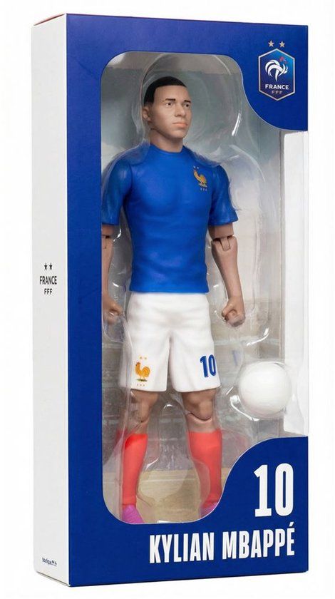 Megableu Gearticuleerde figuur - Frans nationaal team - Mbappé nummer 10 - 20 cm